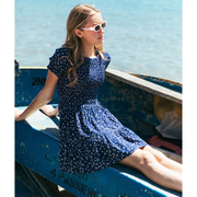 Lou Dress - Navy Print