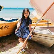 Lou Dress - Navy Print