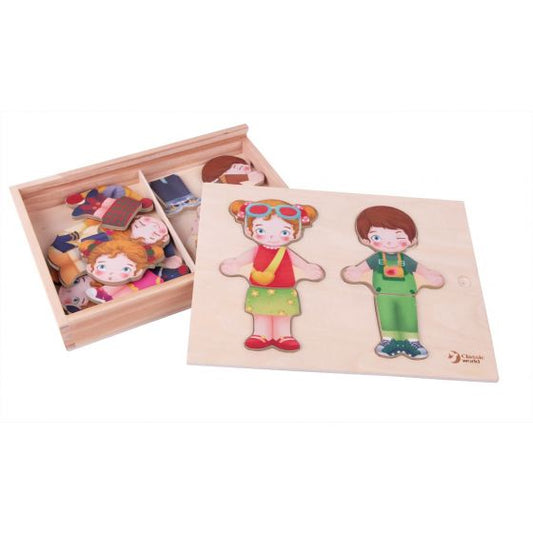 Dress Up Wooden Puzzle