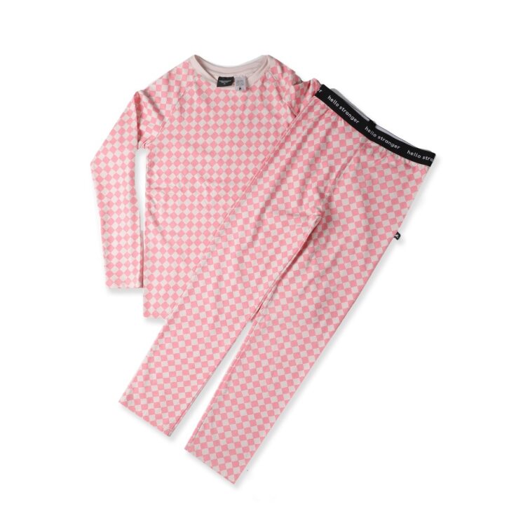 Winter Pyjamas - Pink Check