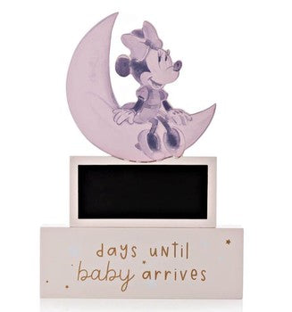 Disney Countdown Plaque Minnie Mouse - Pale Pink