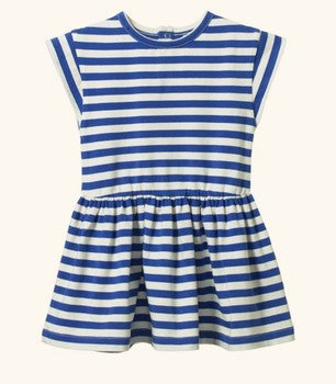 Twirl Dress-Isle Blue Sea Stripe