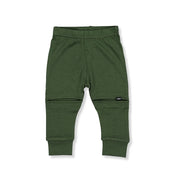 Slasher Leggings Pants- Forest Green