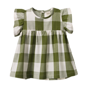 Bonnie Dress-Jungle Check