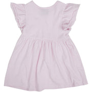 Stripe Frill Dress - Pink