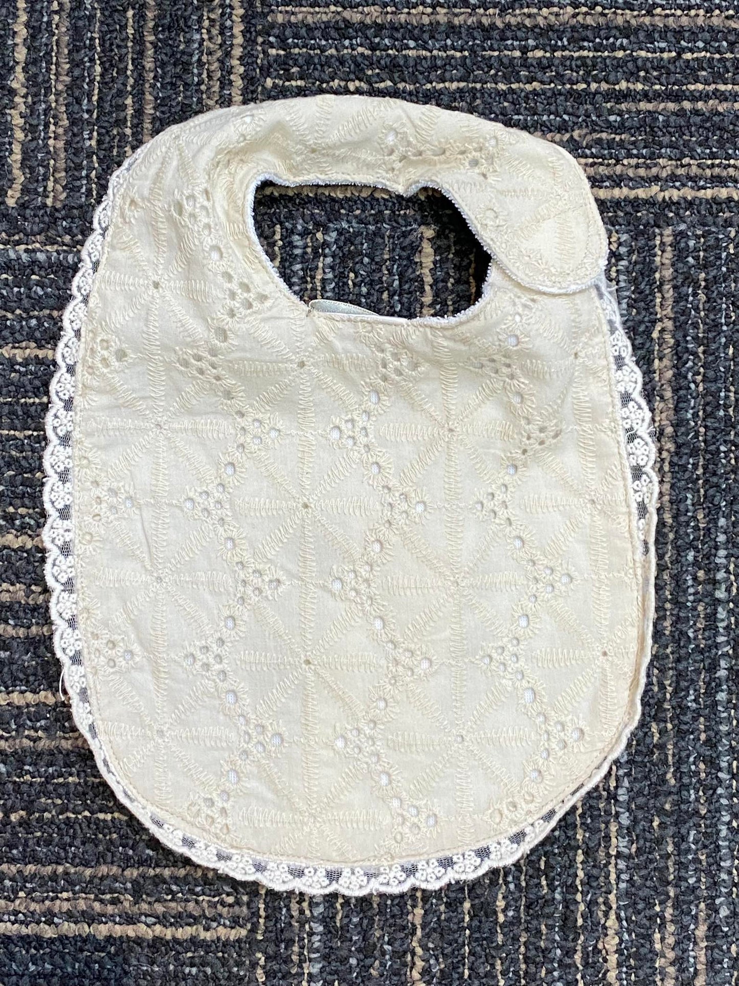 Chantilly Broderie Anglaise Bib