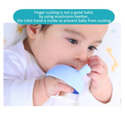 Mushroom Soothing Teether - Blue