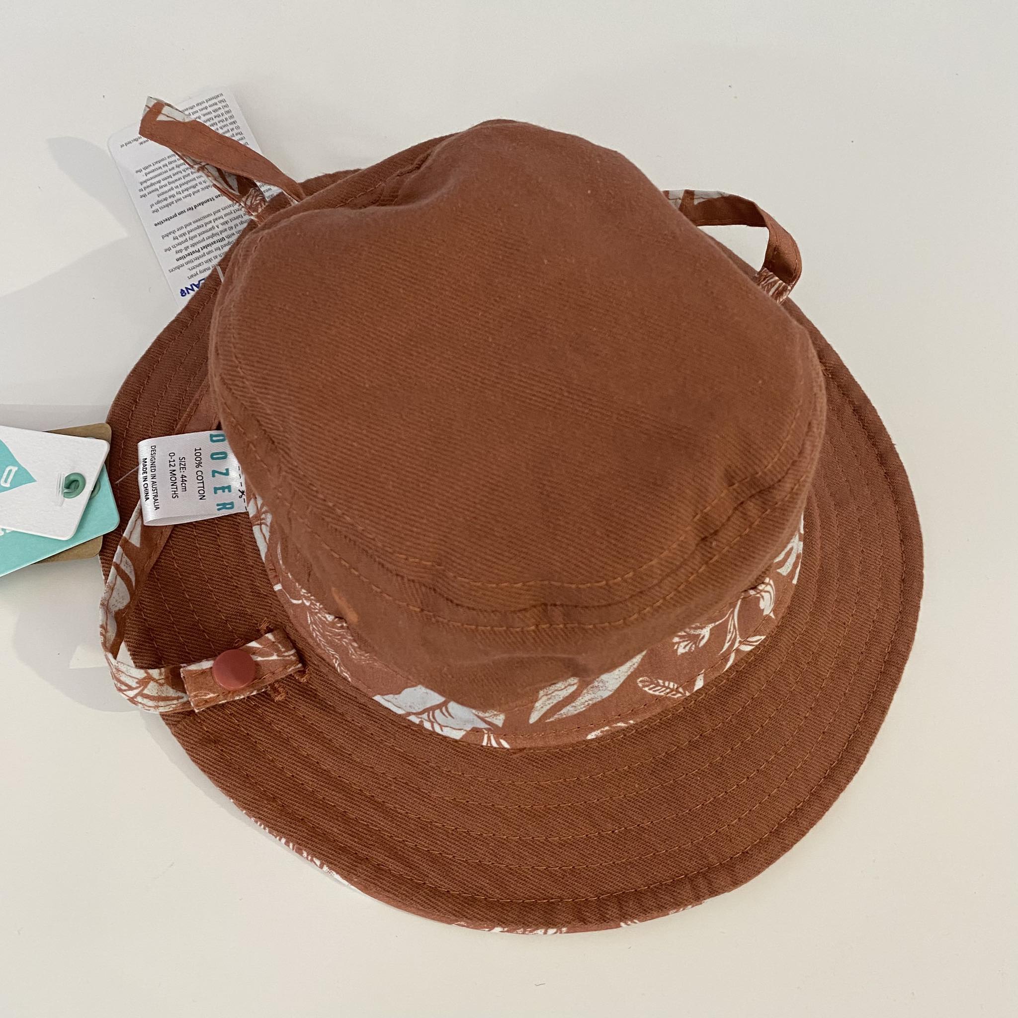 Baby Bucket Hat - Reversible Brock