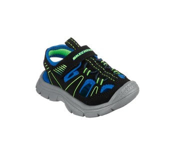 Valder Sandal-Blue/Black/Lime