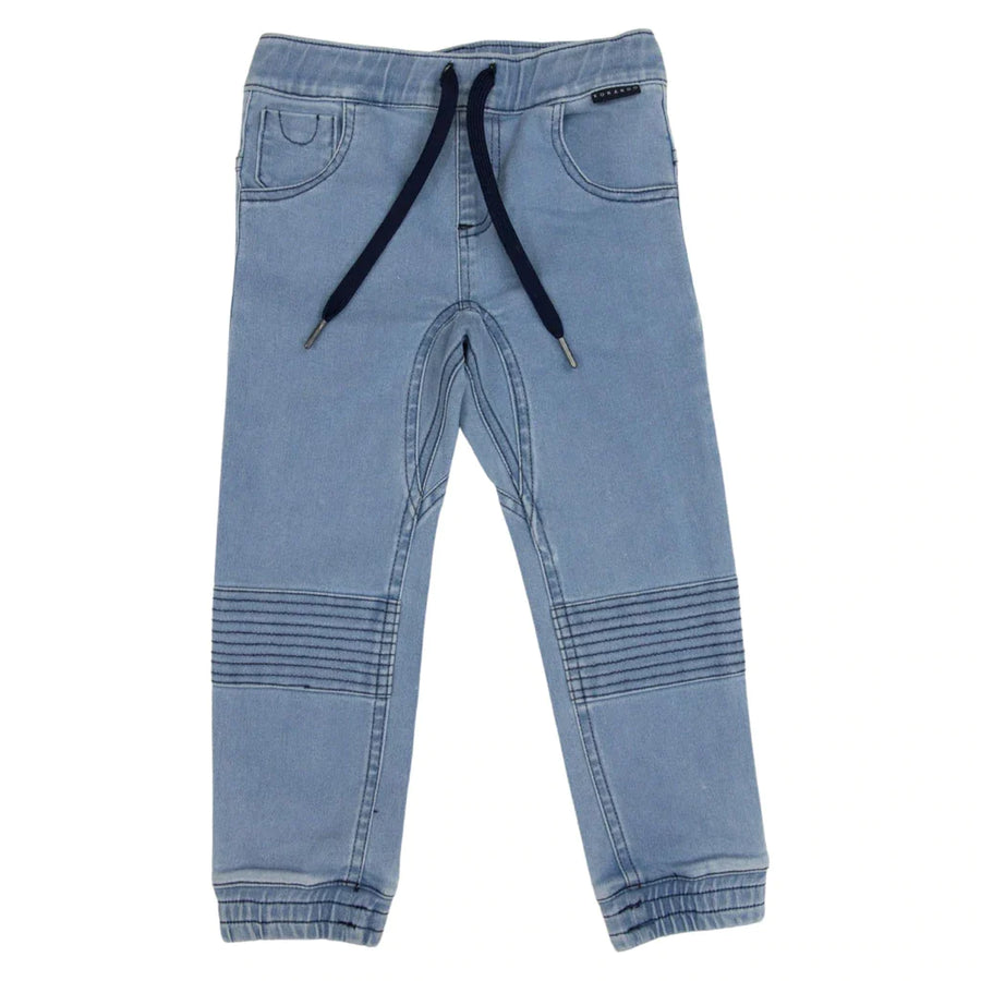 Stretch Denim Knit Jean - Light Denim