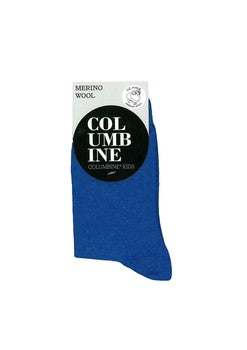 Royal Blue Merino Crew Sock