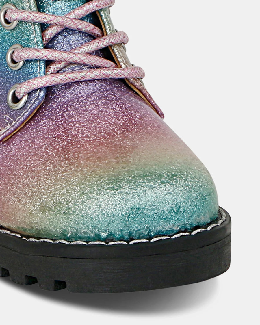 Glam Boot - Rainbow Glitter