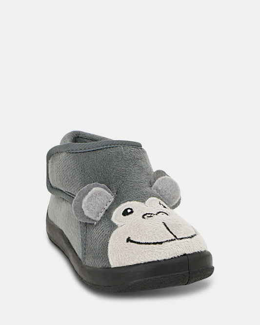 Monkey Slipper - Grey