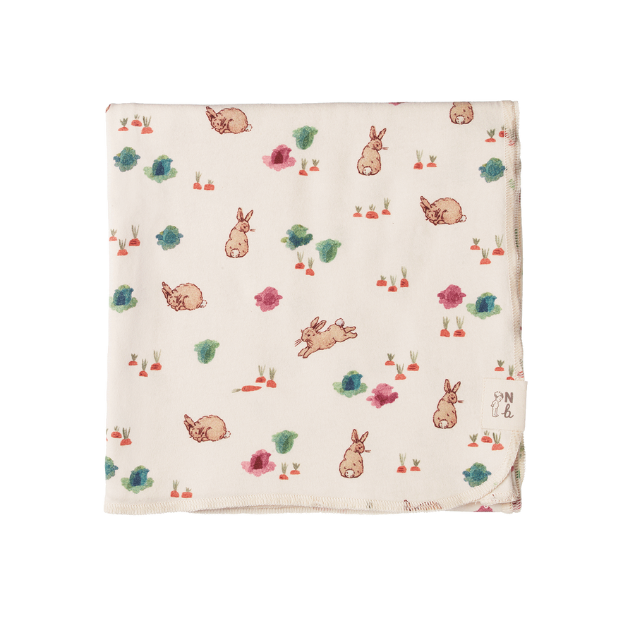 Cotton Wrap - Country Bunny Print