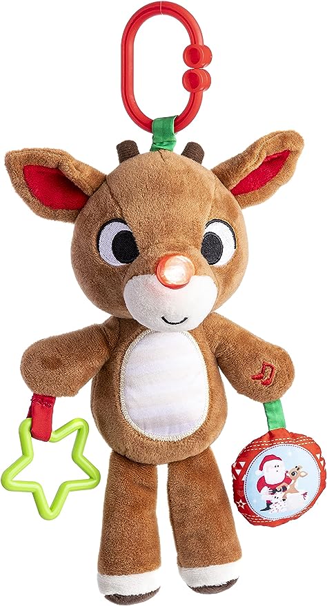 Rudolph The Red-Nosed Reindeer On The Go Teether Developmental Activity Toy