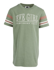 Savannah Relaxed Tee Dress - Khaki