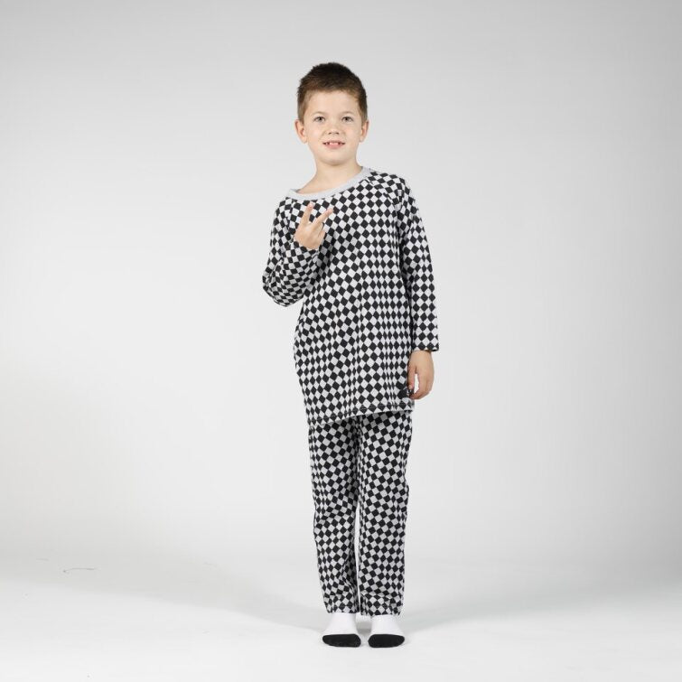 Winter Pyjamas - Black Check