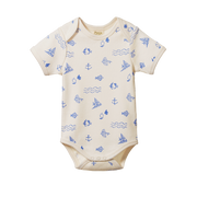 Short Sleeve Bodysuit - Atlantic Print