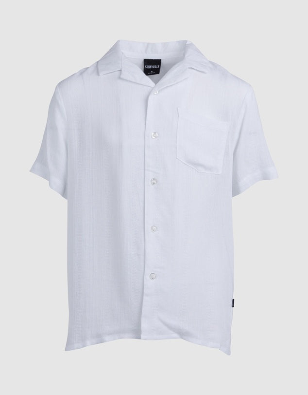 White linen shirt