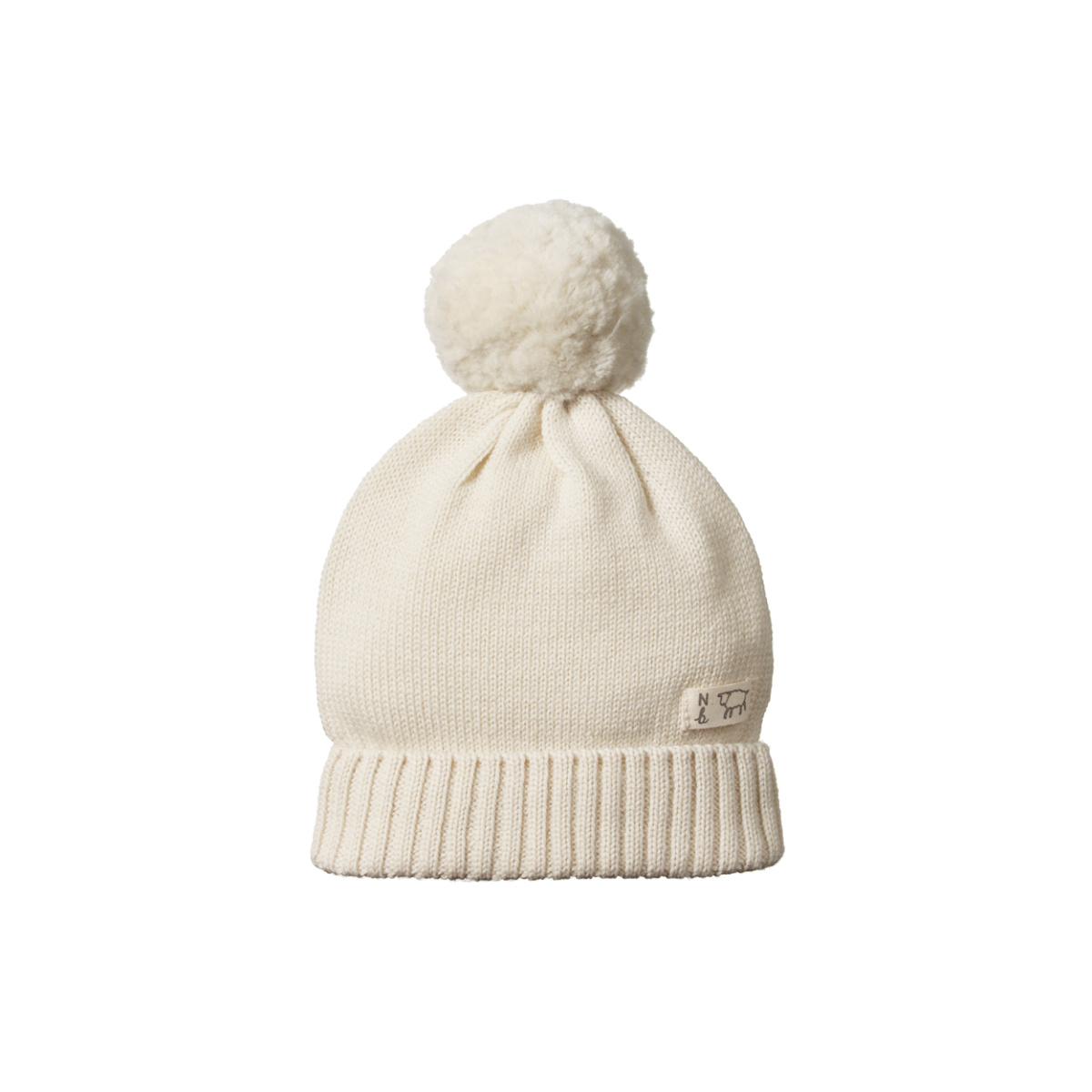 Alpine Pom Pom Beanie - Natural