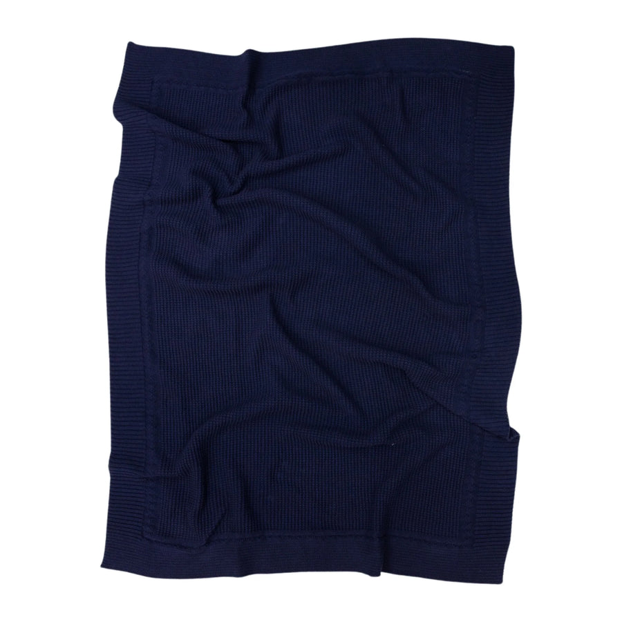Plush Knit Blankets - Navy