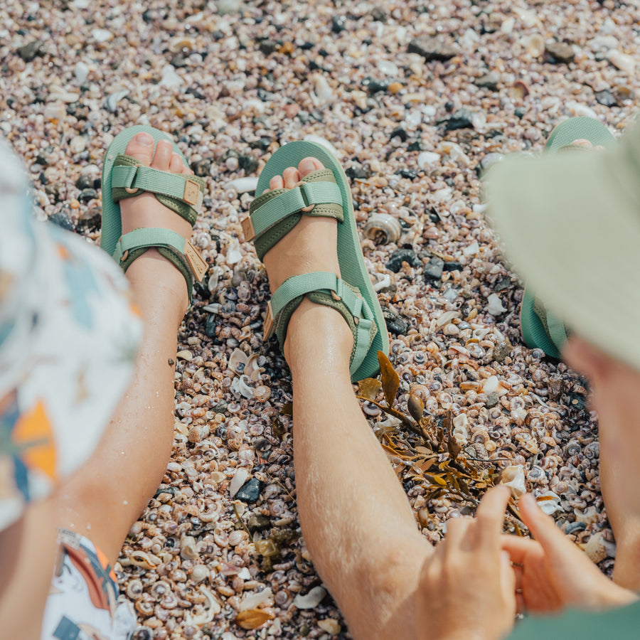 Beach Sandal - Coastal Green