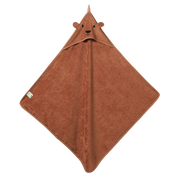 Bear Hooded Towel-Hazelnut