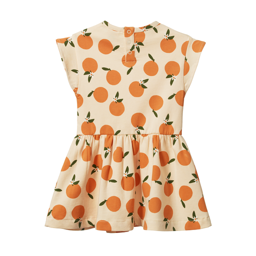 Twirl Dress - Grande Orange Blossom Print