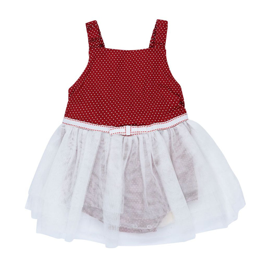 Tutu Playsuit - Christmas Soft White