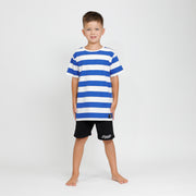 Classic Tee -  Blue/White Stripe