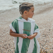 Hooded Towel - Coastal Stripe