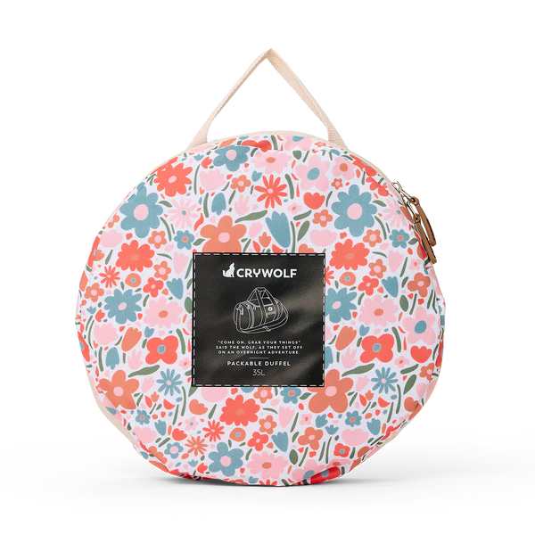 Packable Duffle Bag - Flower Market