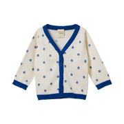 Cotton Knit Cardigan - Daisy Daze Print