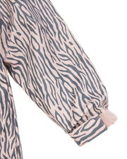Tiger Stripes Raincoat - Pink