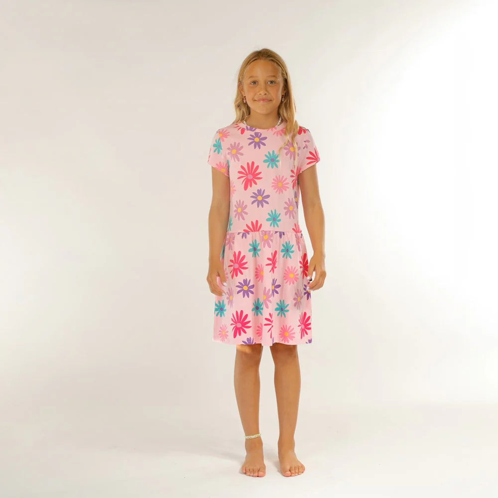 Palma Dress- Pink Flower