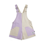 Short Overalls - Purple/Oat