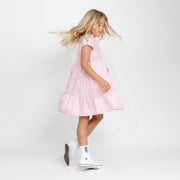 The Pixie Dress - Pink/White Stripe