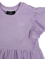 Frill Dress - Purple