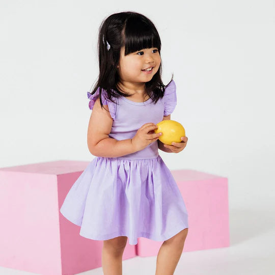 Frill Dress - Purple