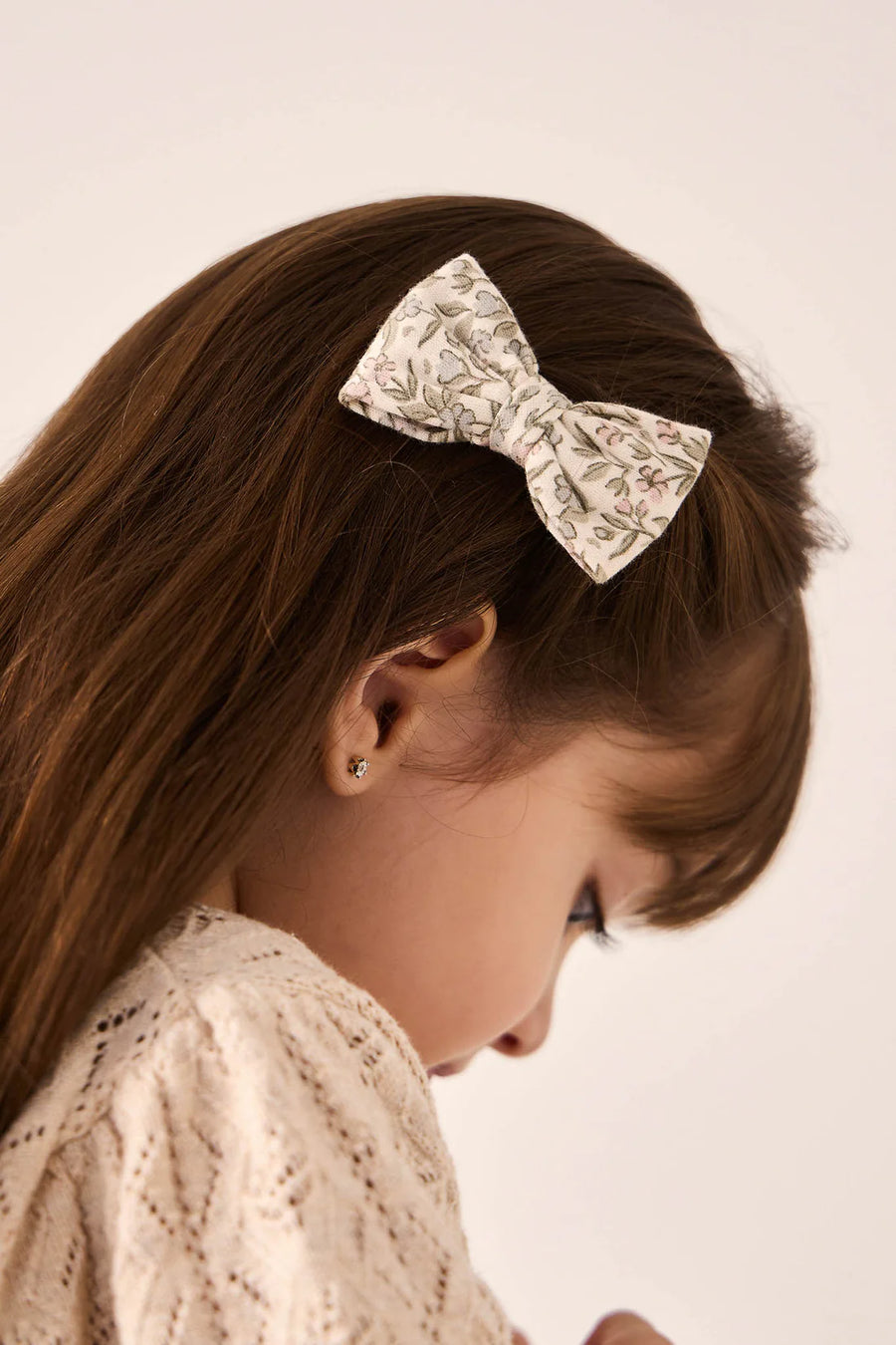 Bow Clips 2 Pkt - Ariella Eggnog