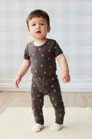 Organic Cotton Everyday Legging - Fox Cubs Wolf