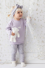 Organic Cotton Everyday Legging - April Lilac