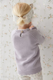 Audrey Knitted Jumper - Starling Goldie Bouquet