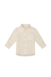 Isaiah Shirt - Sesame Gingham