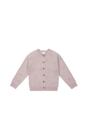 Gabrielle Cardigan - Violet Tint