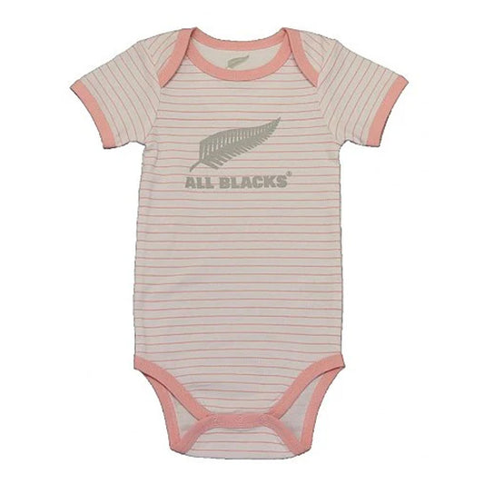 Girls All Blacks Bodysuit - Pink stripe