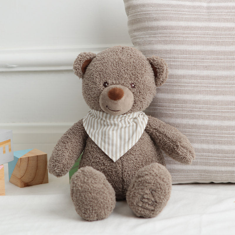 My First Bear-Brown with Scarf