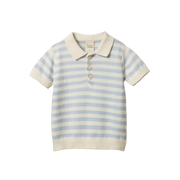 Stevie Polo - Celestial Blue Sea Stripe