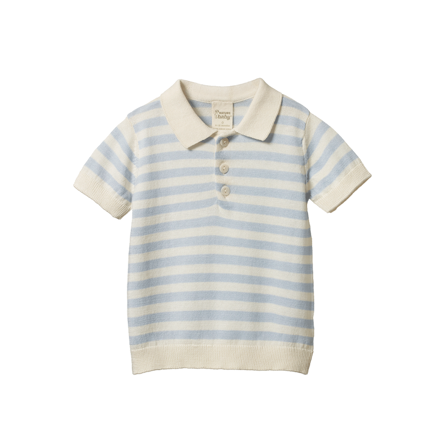 Stevie Polo - Celestial Blue Sea Stripe