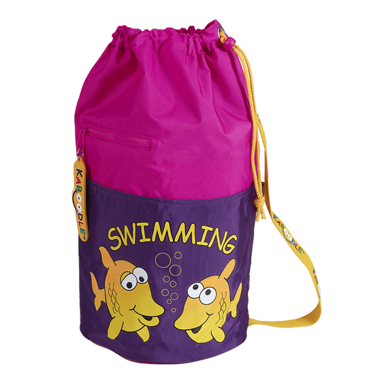 Swim Bag - Fish Pink